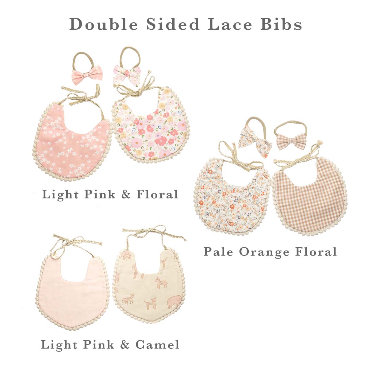 Double Sided Lace Bibs