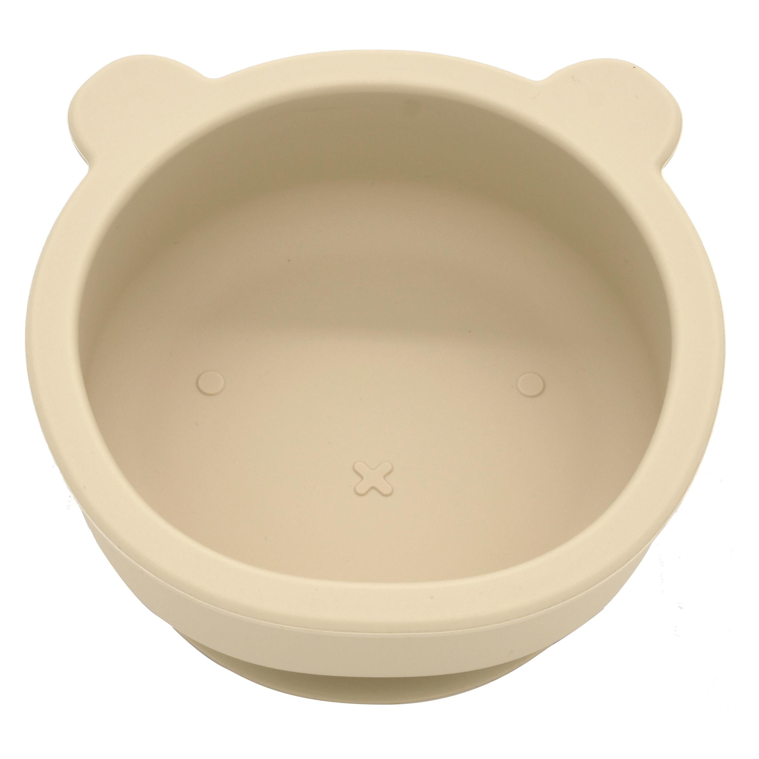 Big Bear Silicone Suction Bowl (Cream)