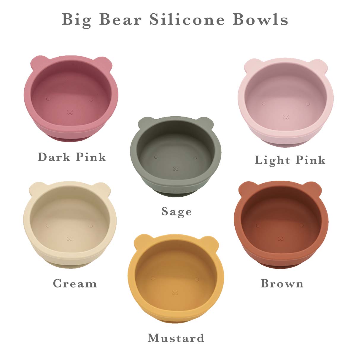 Big Bear Silicone Bowls