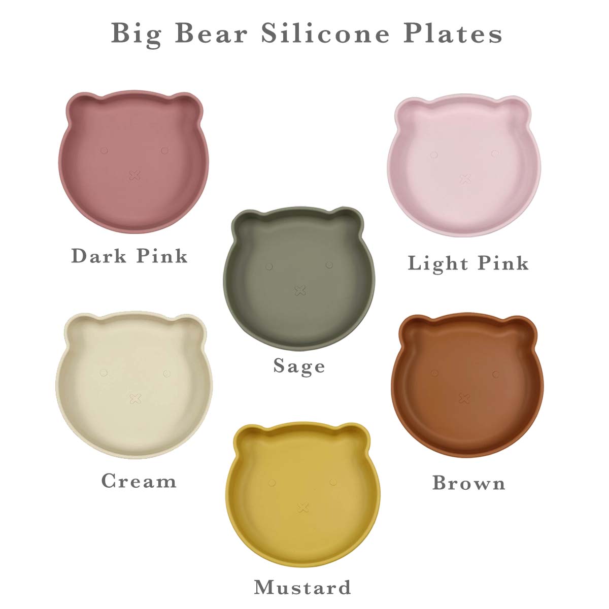 Silicone Bear Plates