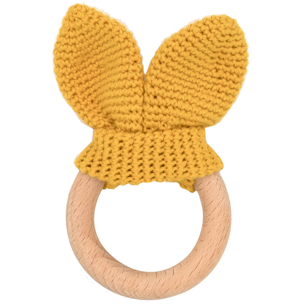 Crochet Teether (Mustard)