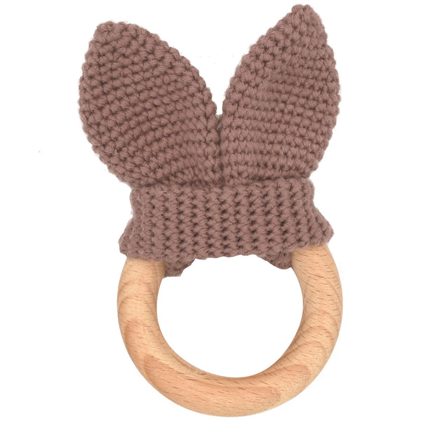 Crochet Teether (Walnut)