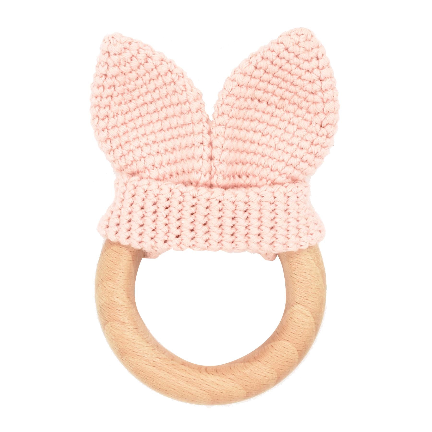 Crochet Teether (Pink)