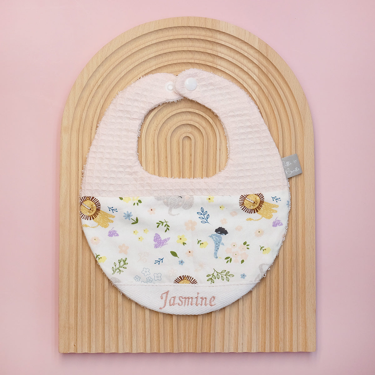 Handmade Cotton Bib (Animal Party x Multi Fabric)