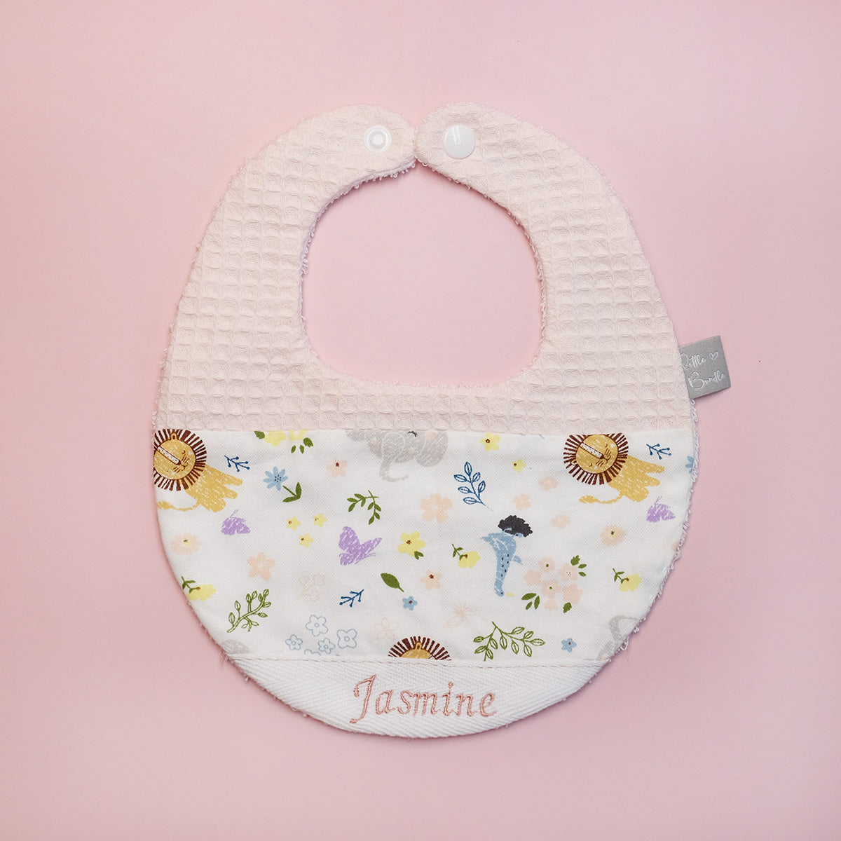 Handmade Cotton Bib (Animal Party x Multi Fabric)