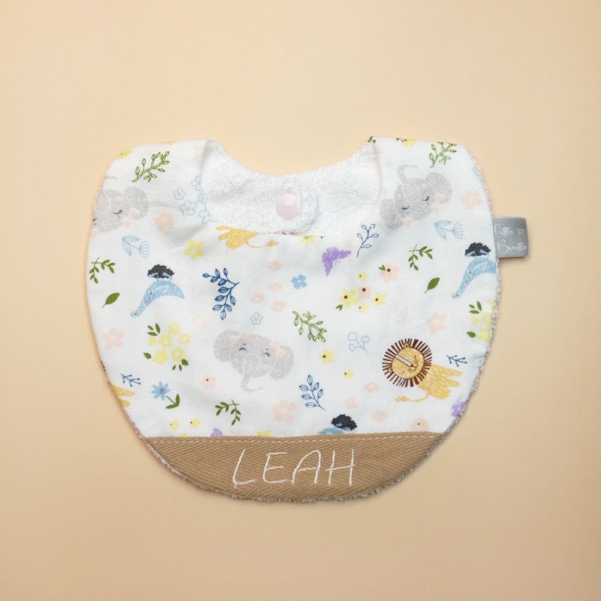 Handmade Cotton Bib (Animal Party)