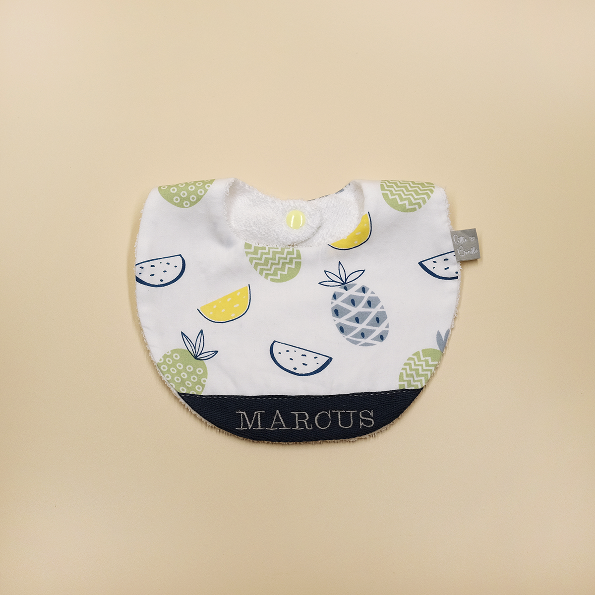 Handmade Cotton Bib (Tropical)