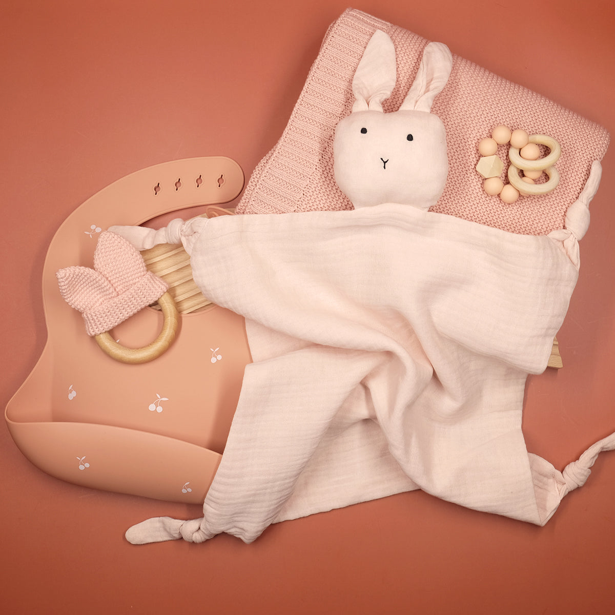 Bunny Animal Comforter (Pink)