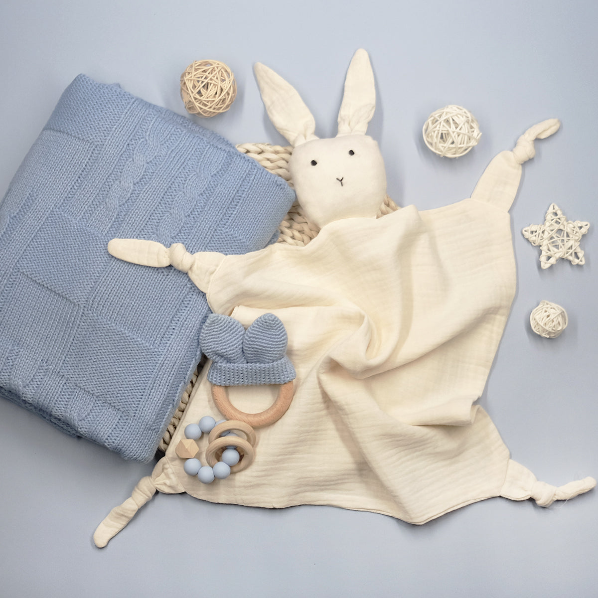 Bunny Animal Comforter (White)