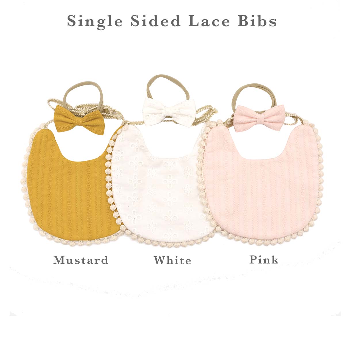 Single Sided Lace Bibs