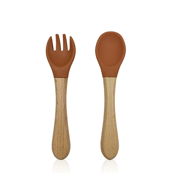 Toddler Cutlery (Brown)