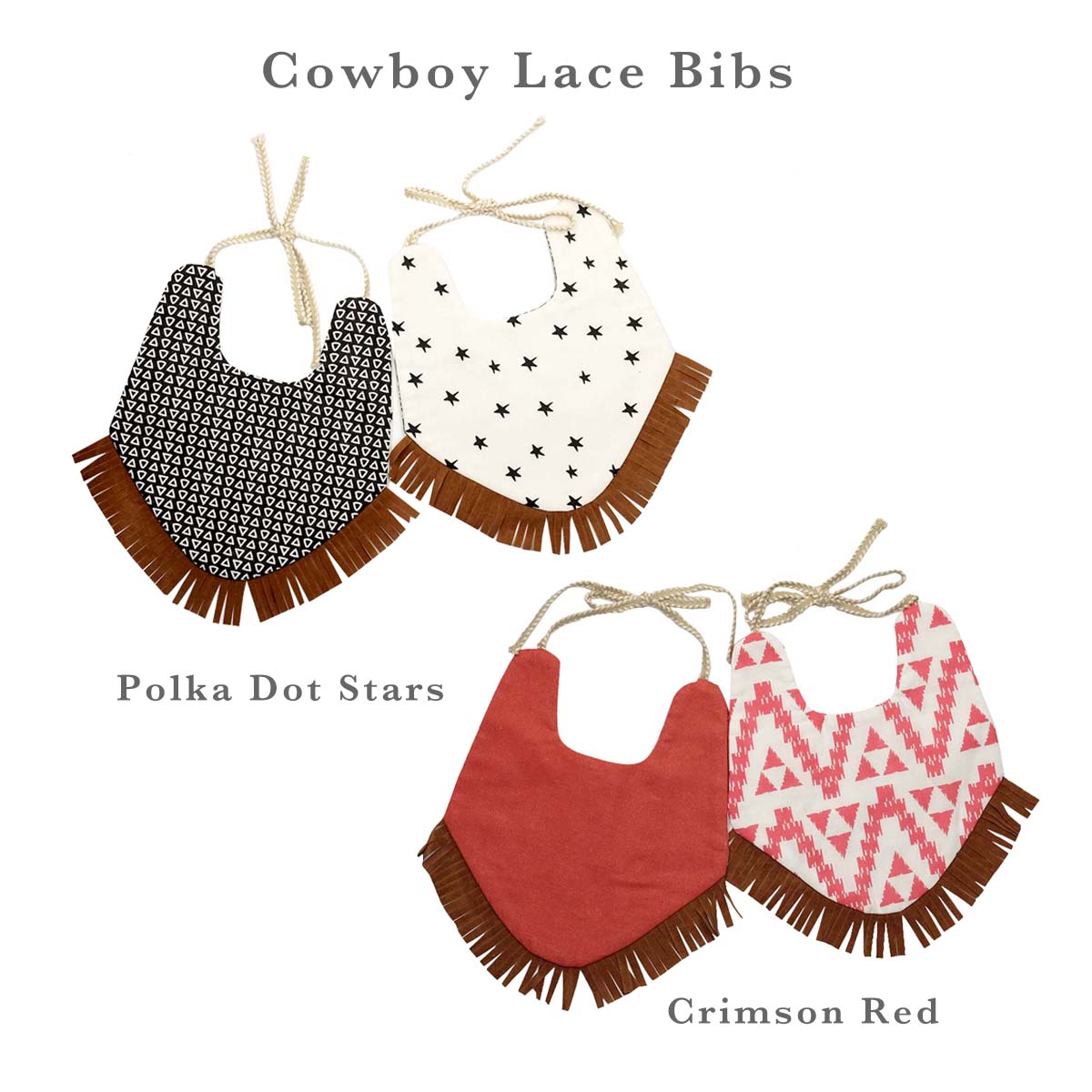 Cowboy Lace Bibs