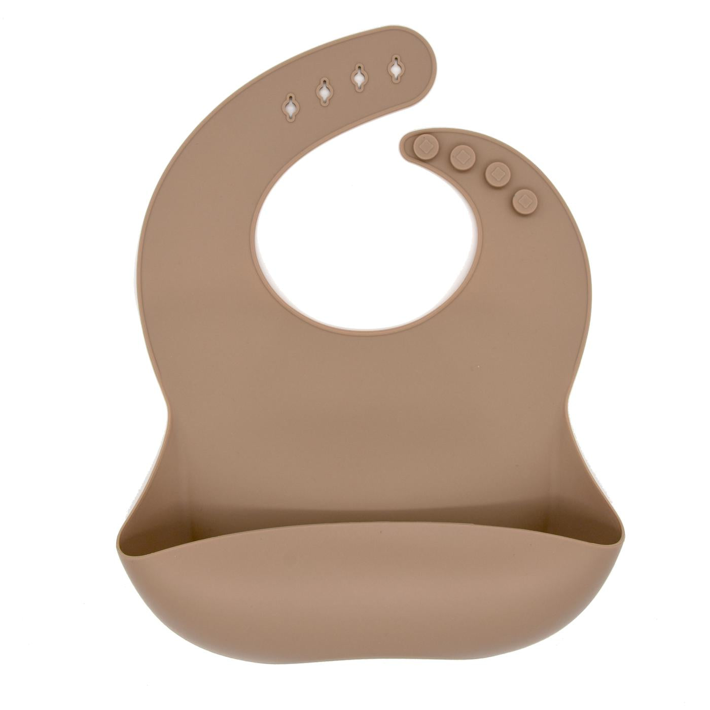 Monotone Silicone Bib (Walnut)